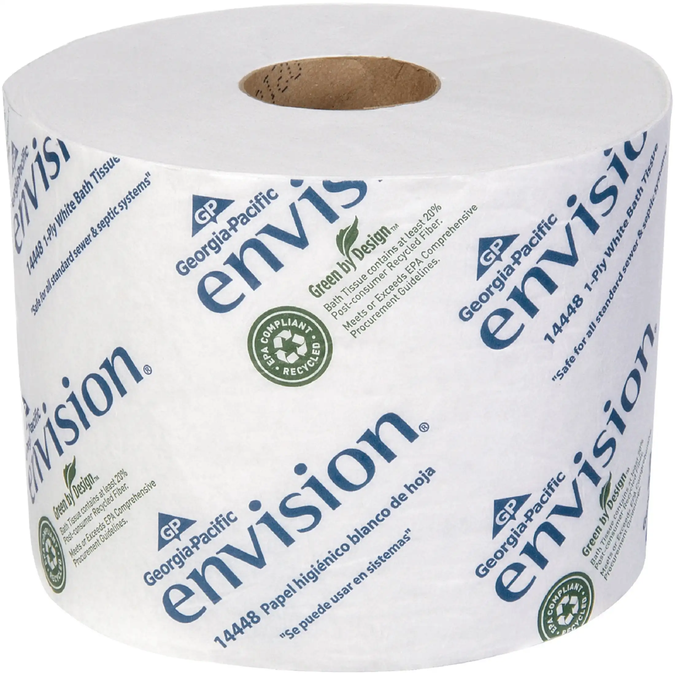 

Pacific Blue Basic, GPC1444801, Standard Roll Toilet Paper, 48 / Carton, White