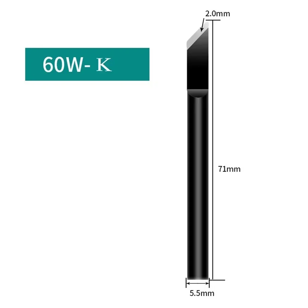1 шт., 0,8 мм, 1,5 мм, C K, паяльное жало, 60 Вт, медные паяльные головки, сварочный инструмент для ремонта 150-480 ° Детали сварочного инструмента C
