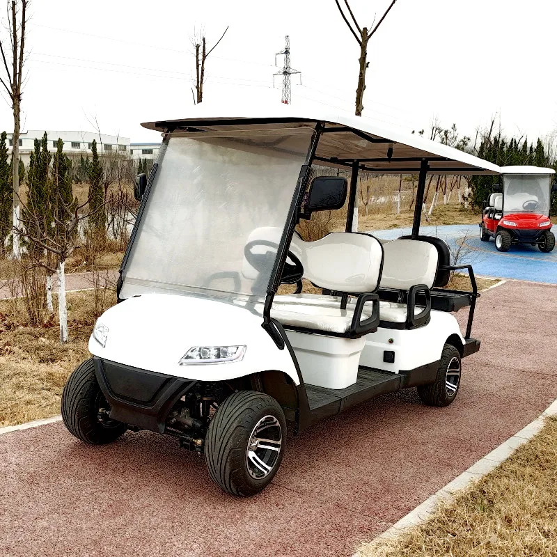 

Newly Designed Mini 4-Seat 60V 3000W Off-Road Electric Golf Cart Scenic Club Patrol Tourist Car