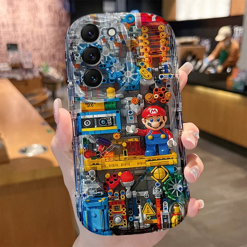 Фото Мягкий чехол с мультяшными грибами для Samsung Galaxy A33 A32 A31 A30 A20 A24 A23 A22 A21S A20S A14 A13 A12 5G A10S A04E A04 4G, чехол №5