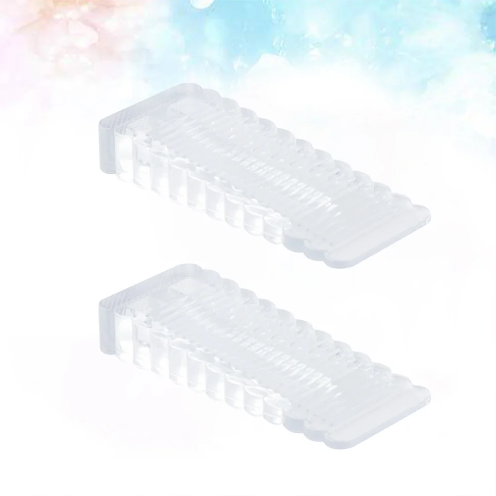 

3pcs Transparent Door Stopper Child Safety Door Plug Non Scratching Door Stop Wedge for Home Living Room