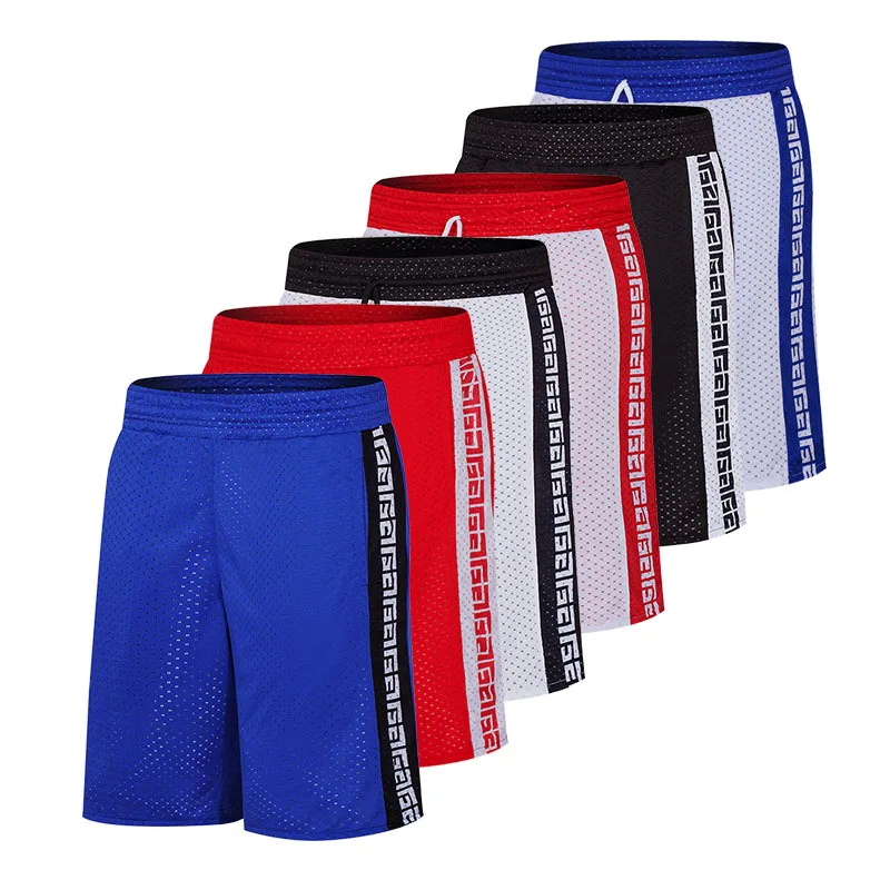 

Men's Basketball Shorts Gym Fitness Workout Sports Shorts Quick Dry Training Jogging Swimming Beach Shorts Running Short Pants
