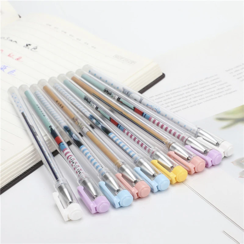 Transparent Erasable Gel Pen Shell Transparent Ballpoint Pen Cap Minimalist Pen Shell Cover For Ordinary Gel Pen Refills