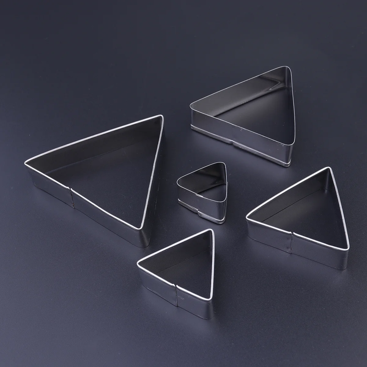 

Cuttersmetal Cookie Mold Fondant Dessert Shape Dough Triangle Molds Pan Cake Baking Fruit Scone Sandwich Bread 3D Biscuit