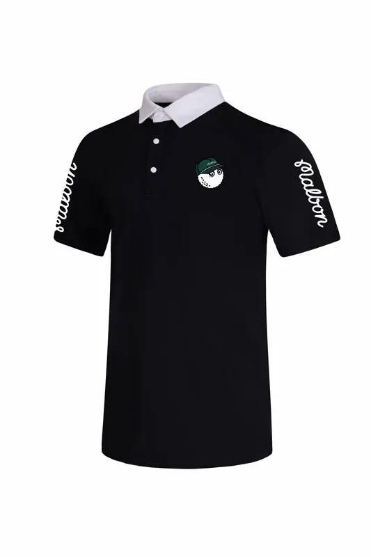 Malbon New 2023 Golf Men's Summer Short-Sleeved Bomber Jacket  Sportswear Fast Drying Fashion Spandex Men's Sportswear