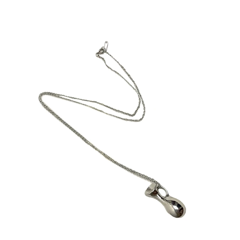 Элегантная женская цепочка для свитера с длинной подвеской в ​​виде бутылки