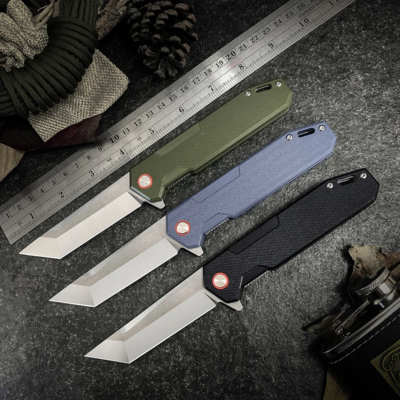 

Outdoor High Hardness Carbon Fiber Bearing Pocket Camping Portable Multi-Function Folding Knife