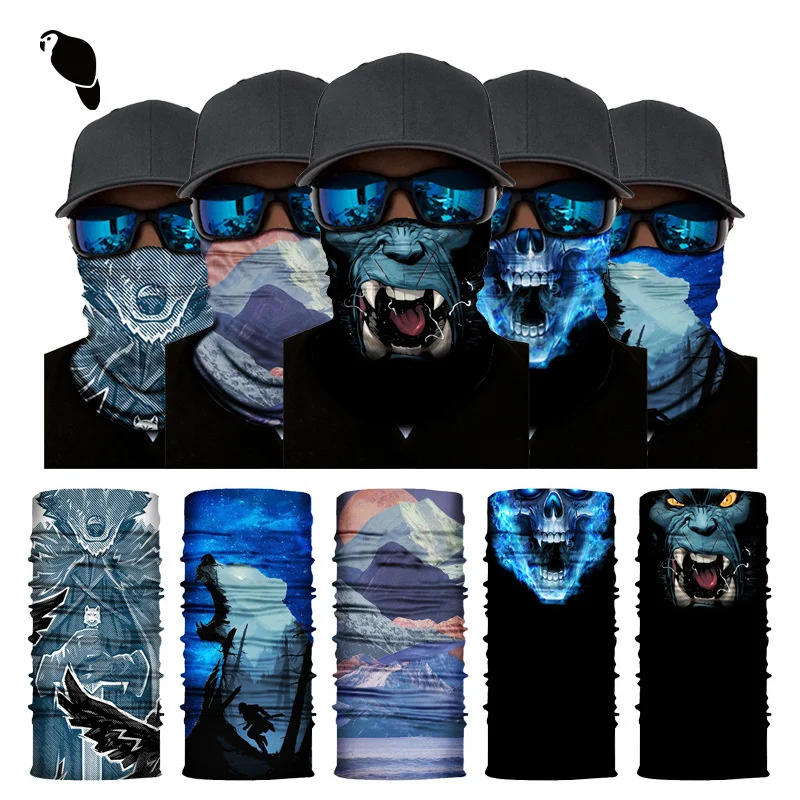 Новинка, женский шарф для защиты от солнца, для кемпинга, походов, бесшовный волшебный шарф, ветрозащитный головной платок для велоспорта