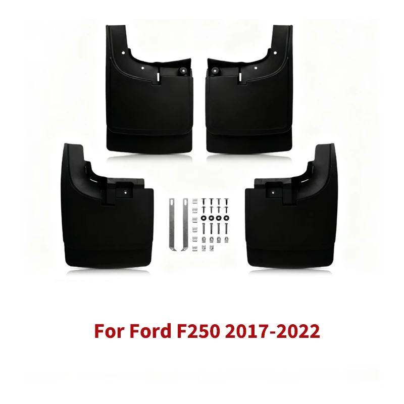 

Переднее и заднее колесо для Ford F150 2021-2025 F250 2017-2022, автомобильные колесные амортизаторы, износостойкие, устойчивые к царапинам, 4 шт., аксессуары