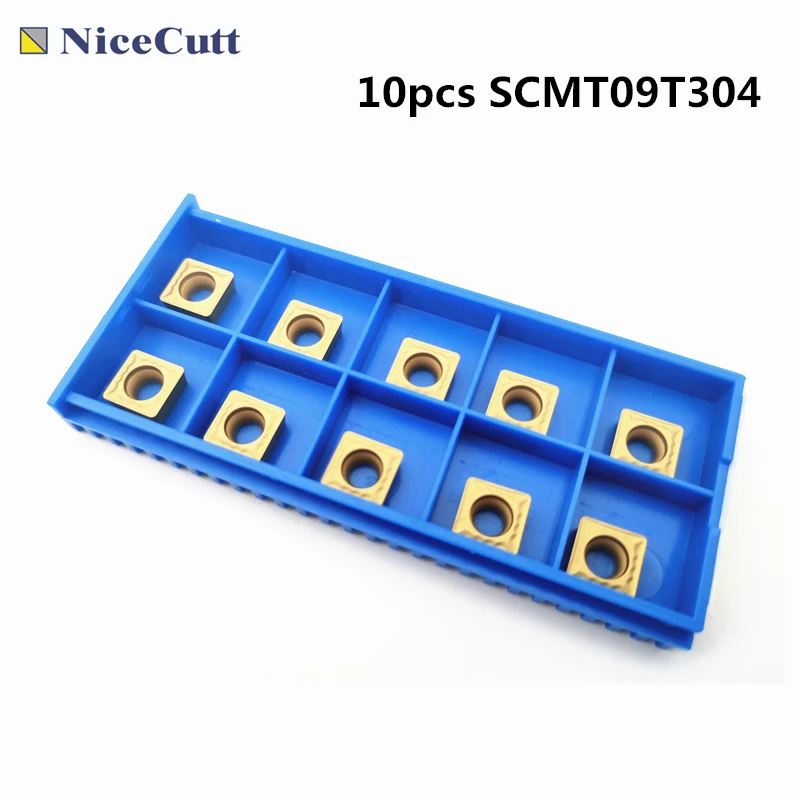 

CNC tools10pcs SCMT09T304/08-NM tungsten carbide lathe turning insert for SSSCR Freeshipping