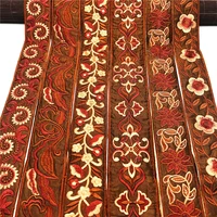 brown red lace clothing accessories 5 2 6 8 cm wide embroidered french lace webbing for attractive party dress