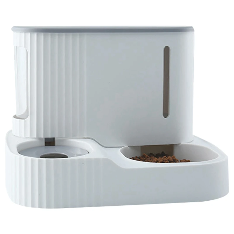

Pet Cat Food Bowl Automatic Feeder With Dry Food Storage Cat Drinking Water Bowl High Quality Material Pet Supplies