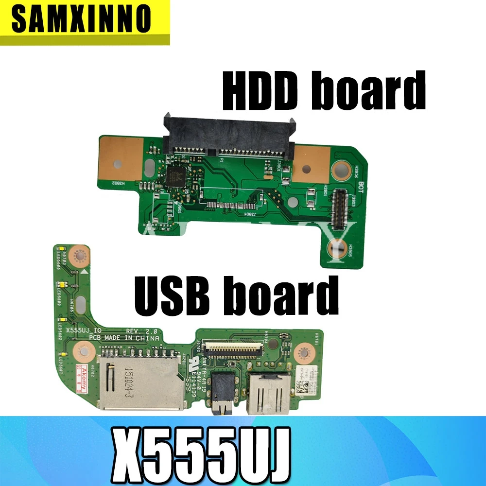 

Плата для жесткого диска, плата ввода-вывода, USB плата для Asus X555U X555UJ X555UV X555UQ X555UF K555U A555U FL5800U