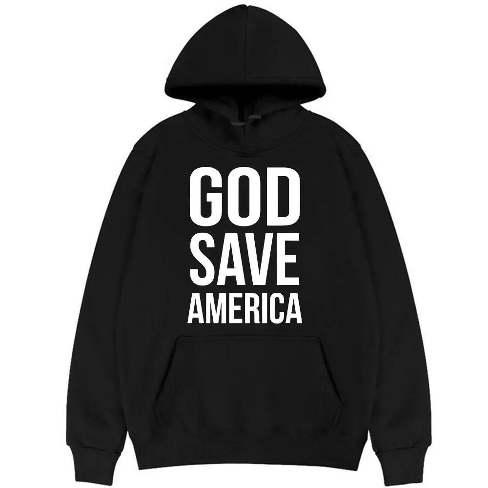 

Funny God Save America Graphic Print Hoodie Mens Brand Hoodies Male Loose Clothes Streetwear Men Women Fashion Casual Sweatshirt