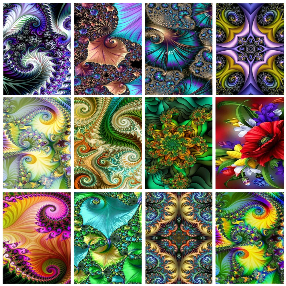 

5D Diy Diamond Painting Mandala Flower Full Rhinestones Embroidery Mosaic Art Cross Stitch Kits Home Decor New Arrivals 2023