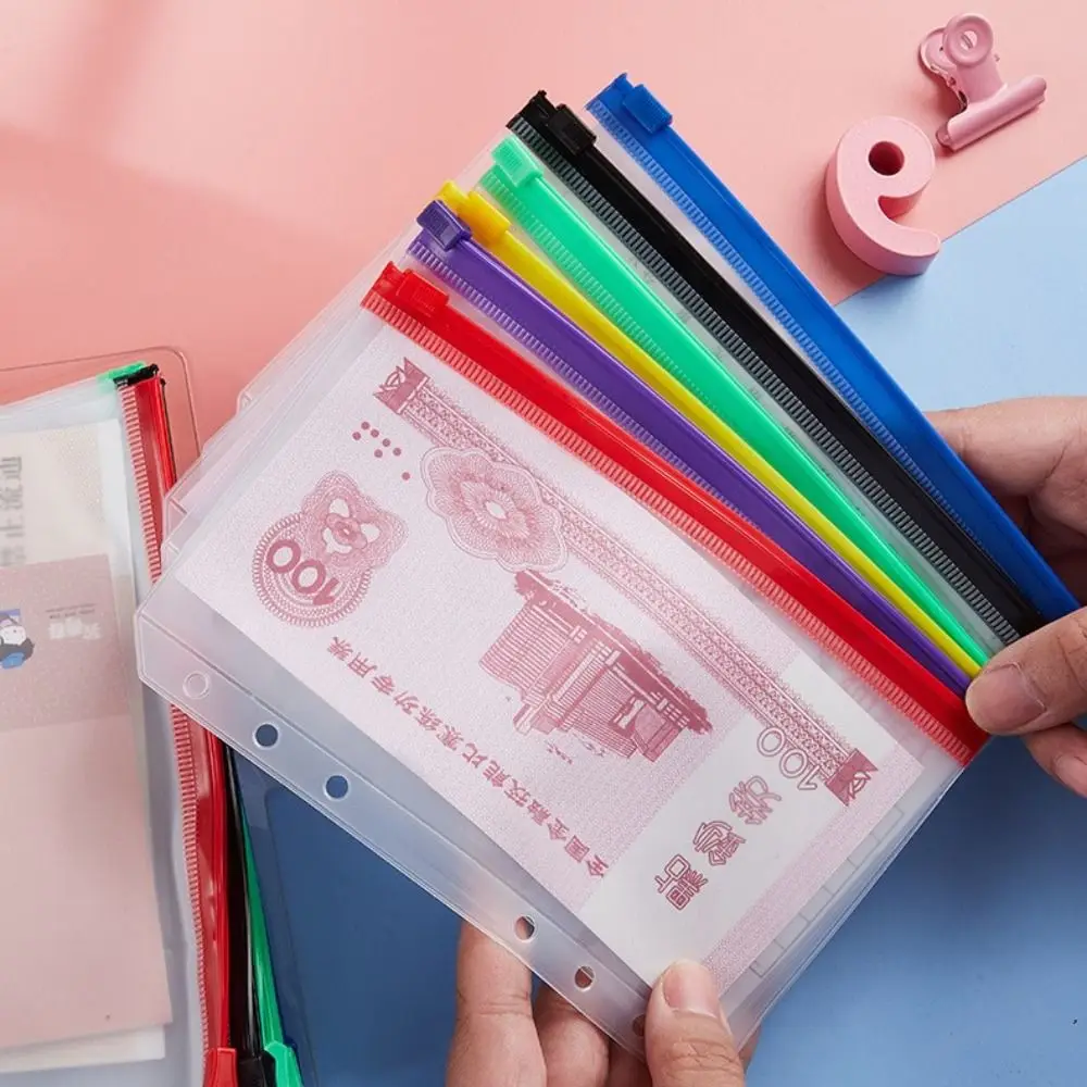 Счетные счета-фактуры Полупрозрачные денежные карты Vouchers A5/A6 Карманы для