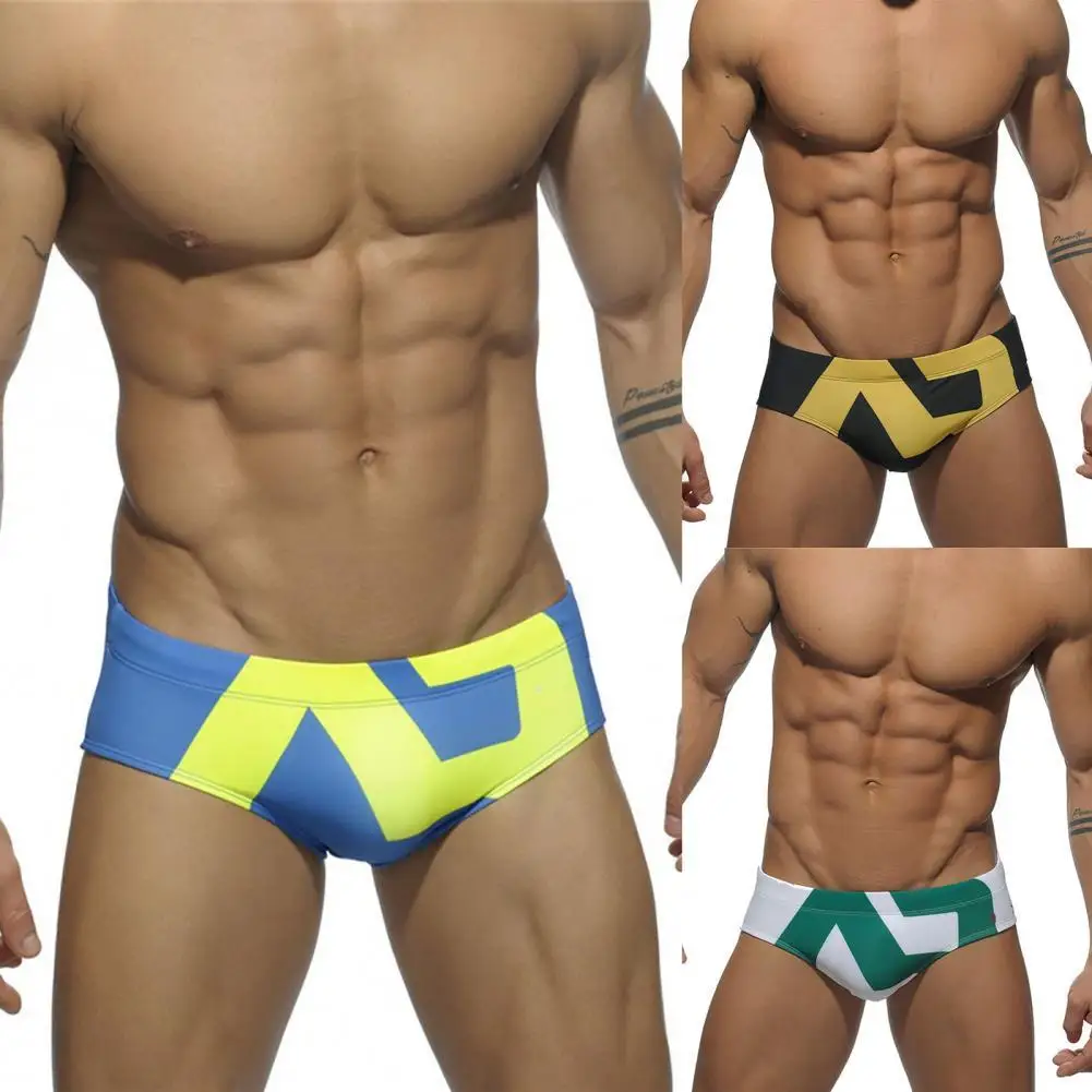 

Потрясающие плавательные шорты, пляжная одежда, мужские плавки, быстросохнущие эластичные Универсальные мужские купальники