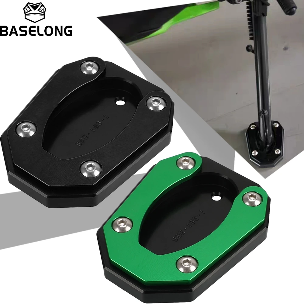 Фото Для Kawasaki Ninja 125/250/400/500/7 Hybrid/ZX4R/ZX4RR/ZX25R 2019-2026 боковая подставка для мотоцикла, увеличитель, подставка, увеличительная пластина №1