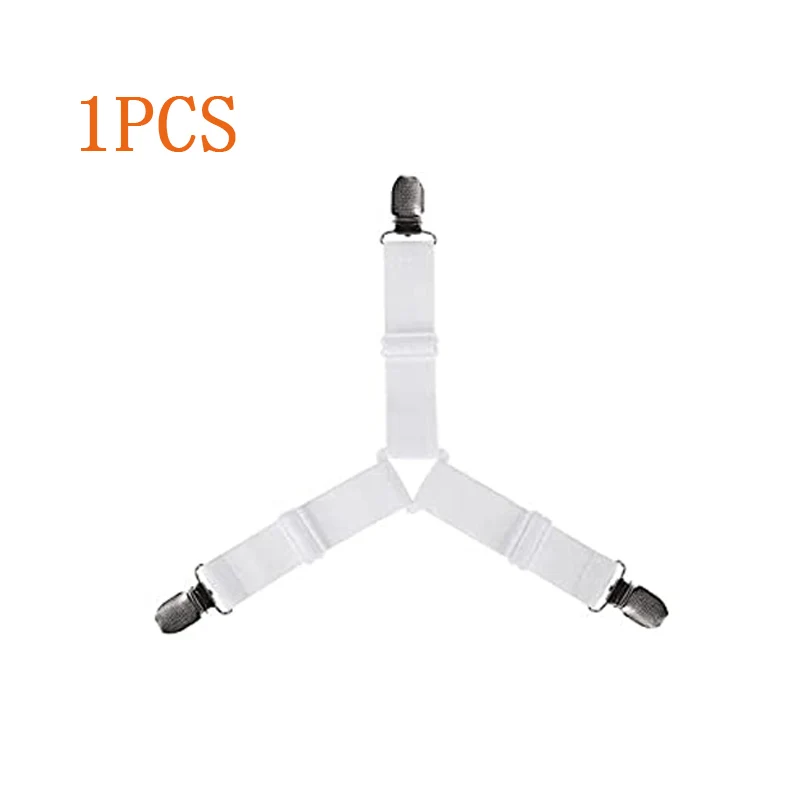 

Эластичные зажимы для простыней, 4 шт., черный/белый