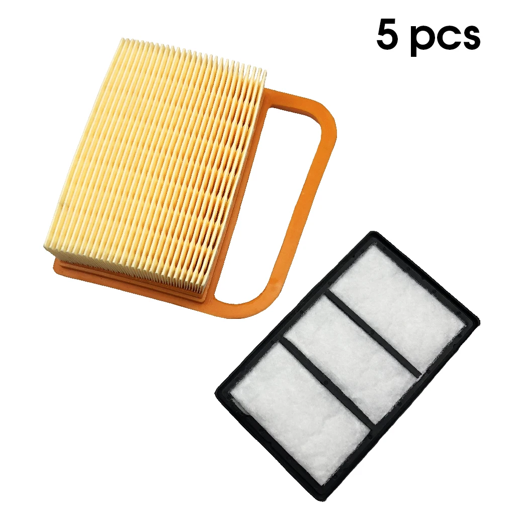 

Pack of 5 Garden Chainsaw Air Filter with Cotton Filtration System Refill Power Saw Filters Chainsaws Supplies
