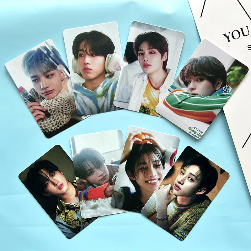 

Kpop Idol 8pcs/set Lomo Cards Stray Kids Photocards Photo Card Postcard for Fans Collection