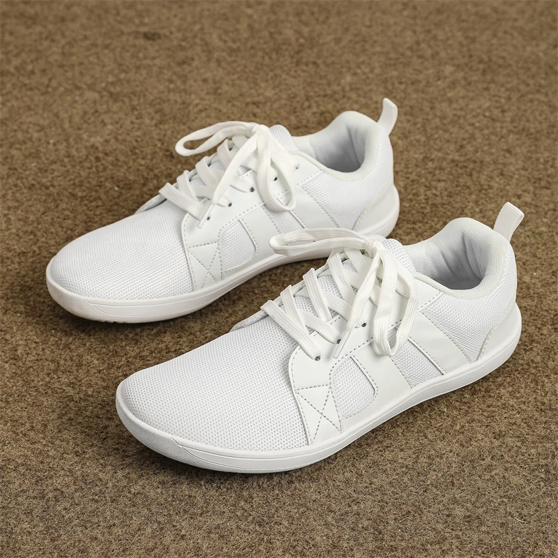 Обувь для босиком с широким носком прогулок пеших женские и мужские кроссовки