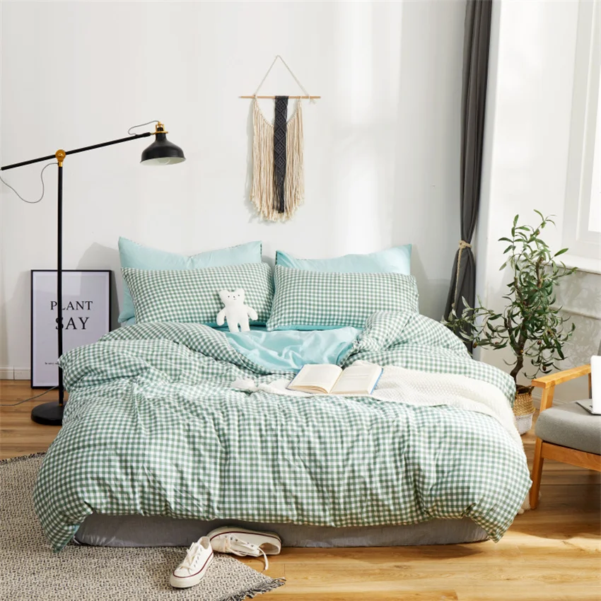 Постельное белье в японском стиле хлопковый пододеяльник чехол для подушки