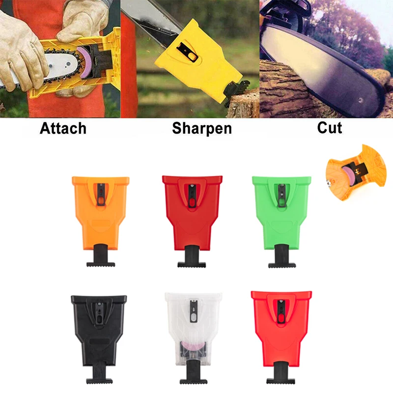 

Chainsaw Teeth Sharpener Woodworking Tools Portable Sharpen Chain Saw Sharpening Tool System Abrasive Tools Fast Grinding