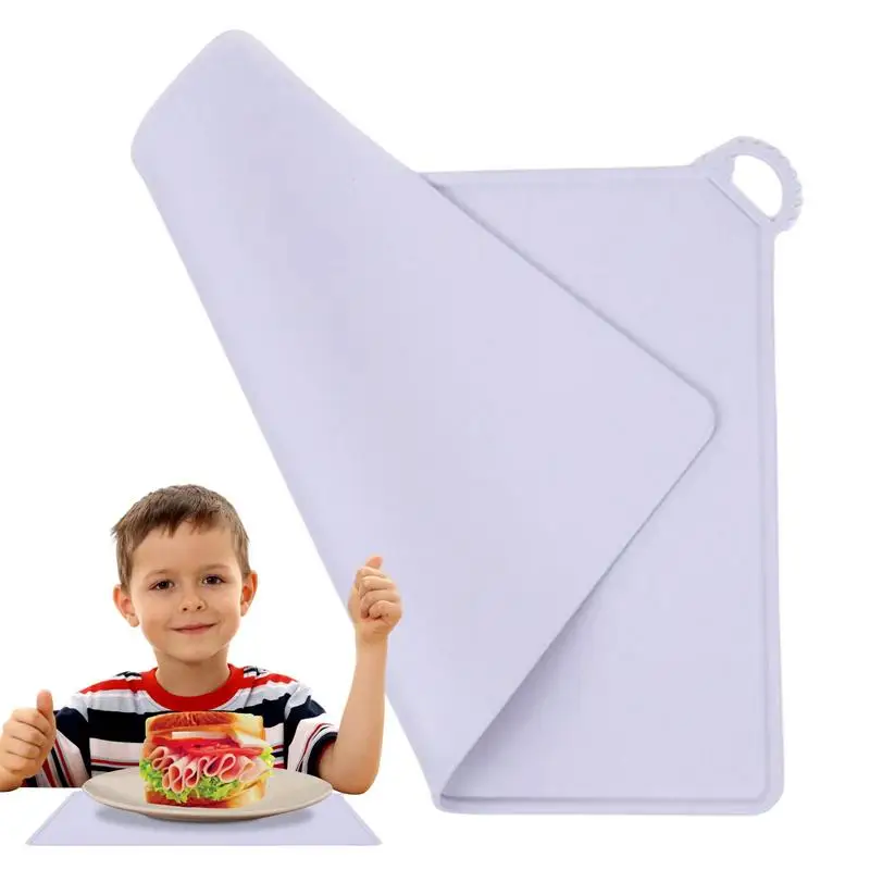 

Silicone Food Mat Toddler Meal Food Mat For Dining Table Portable And Reusable Kids Placemats Silicone Placemat For Children