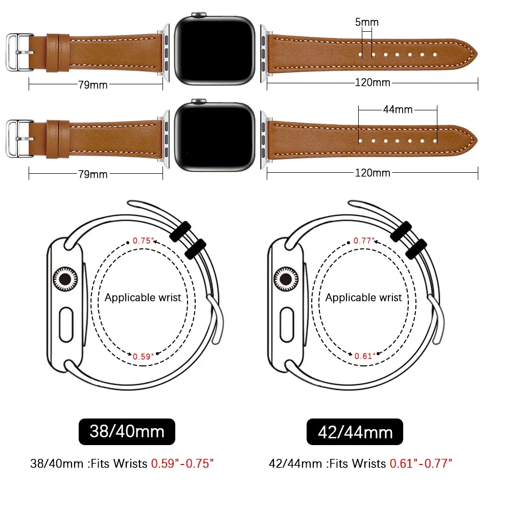 Leather strap for Apple Watch 7 45mm 41mm Comfortable sports bracelet wristband for iWatch 6 5 4 SE 44mm 40mm Series 3 42mm 38mm
