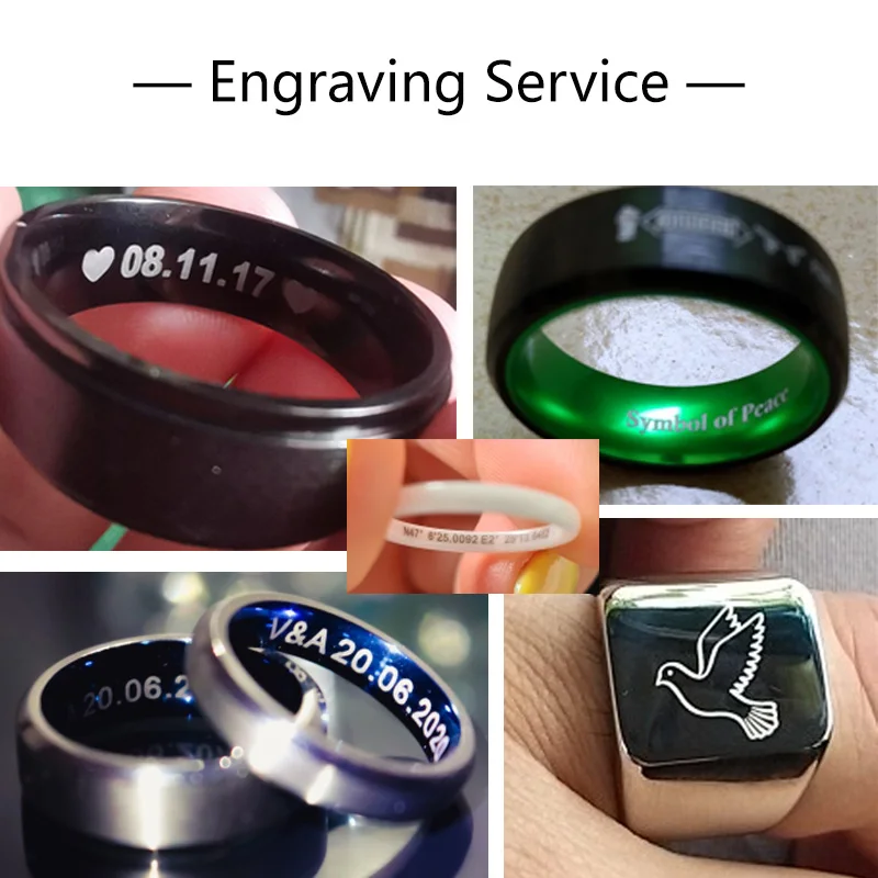 

Стоимость гравировки на кольцо