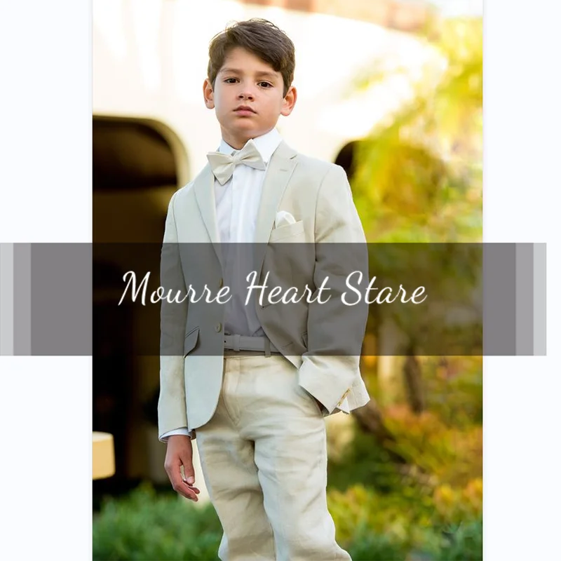 Children's Suits 2 Pieces Slim Fit Single Breasted Boy Child Wedding Costume Formal Blazers Sets Party Tuxedo (Jacket + Pants)