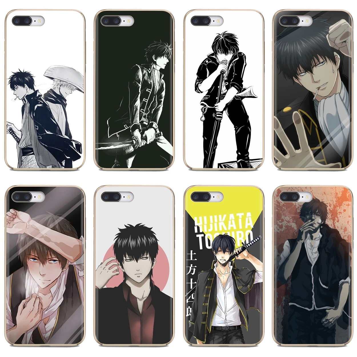 

Soft Shell Case For iPod Touch iPhone 10 11 12 Pro 4S 5S SE 5C 6 6S 7 8 X XR XS Plus Max 2020 GINTAMA Hijikata Toushirou Anime