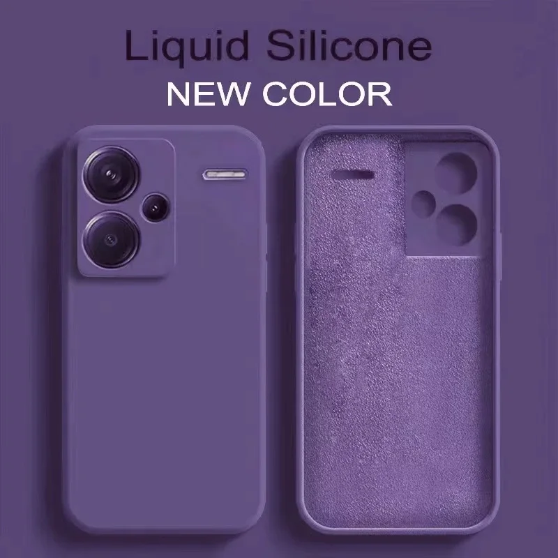 ł na telefon Redmi Note 13 Pro Plus 5G. Luksusowe etui z płynnego silikonu do Xiaomi Note13 Plus.