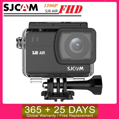 Оригинальная Экшн-камера SJCAM SJ8 Air с сенсорным экраном 14 МП, Wi-Fi, цифровая видеокамера с дистанционным управлением, водонепроницаемая Спортивная камера, полный комплект