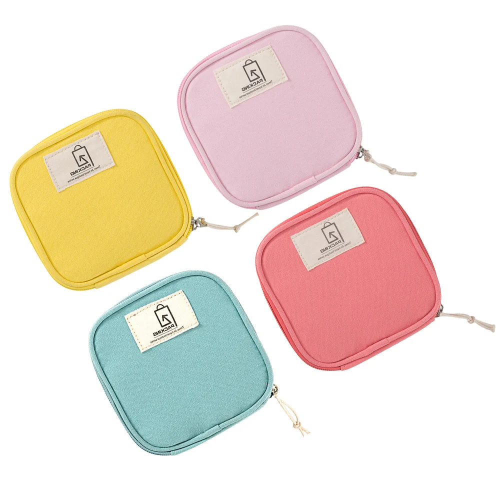 

4pcs Cosmetic Bags Mini Small Sundries Bags Lipstick Bags Cosmetic Bags for Outdoor