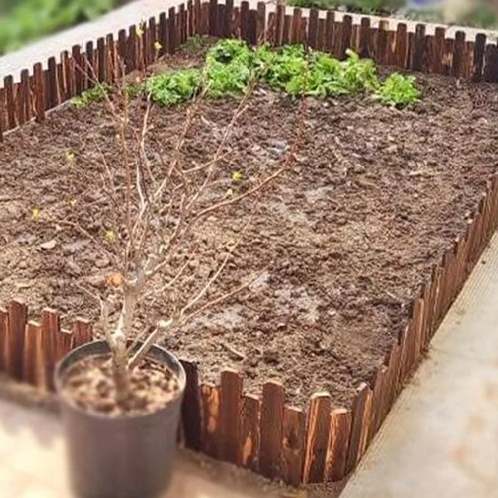 Прочный садовый забор садовая решетка газон искусственная деревянная граница