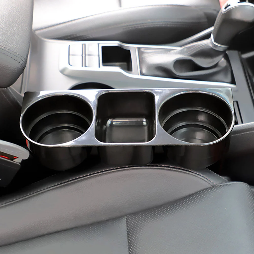 

Car Storage Box Container Black Console Table Console Side Pocket Cellphone Holder Car Mobile Holder Cup Holder