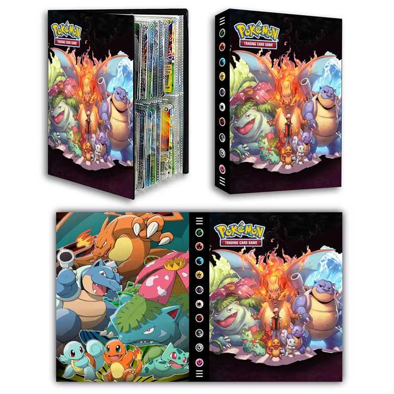 

Новинка 2022, 240 шт., альбом для карт Pokemon, книга, карта, коллекция, папка для Pokemon, держатель, игровая карта, детский день рождения, Рождество