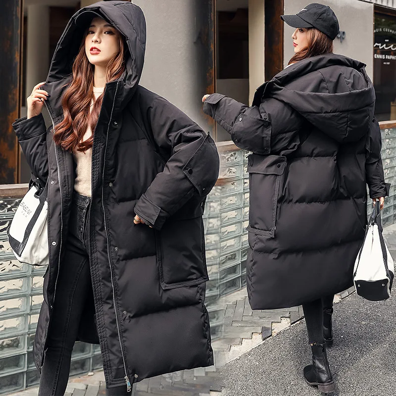 Down Jackets for Women Coats Woman Jacket Outerwear 90% White Duck Warm Oversize Loose Casual Fattening Thickening Coat Winter