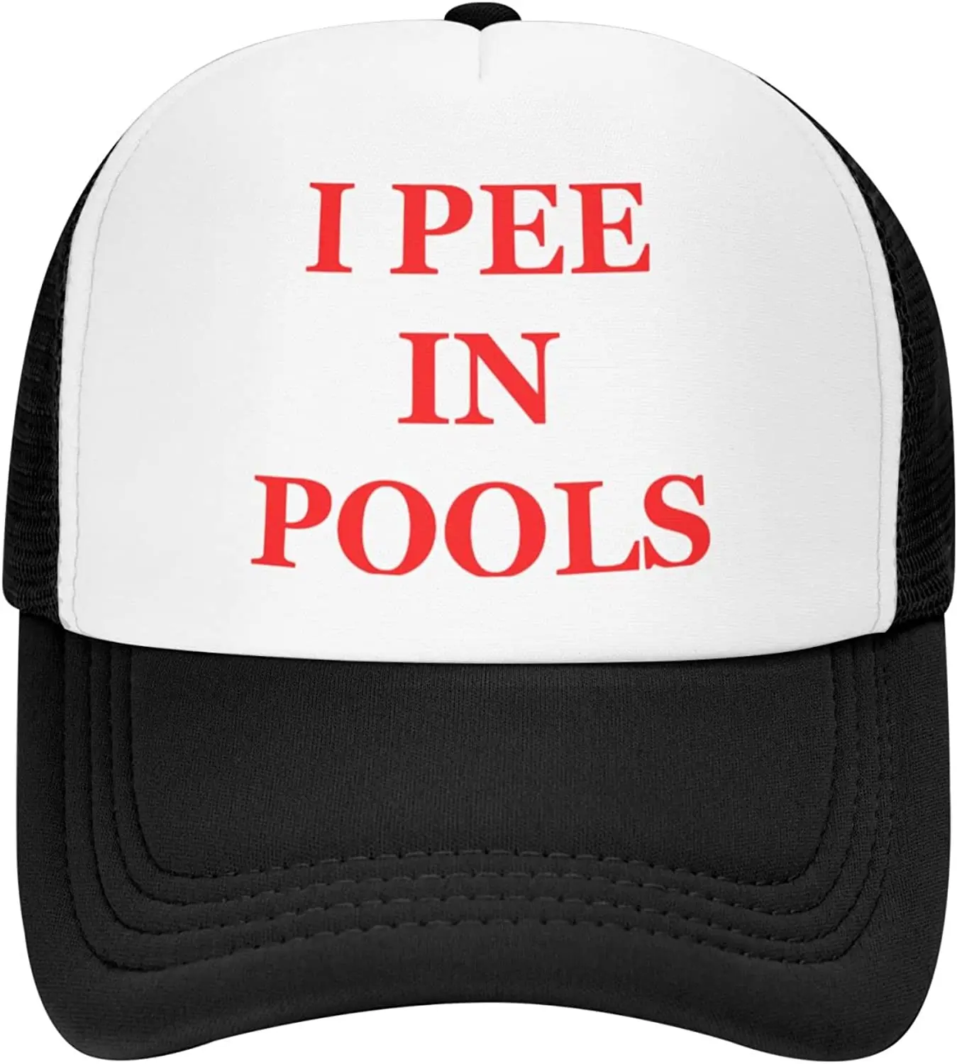 

Забавные шляпы унисекс I Pee in Pool, кепки-тракеры, регулируемые бейсболки, шляпы