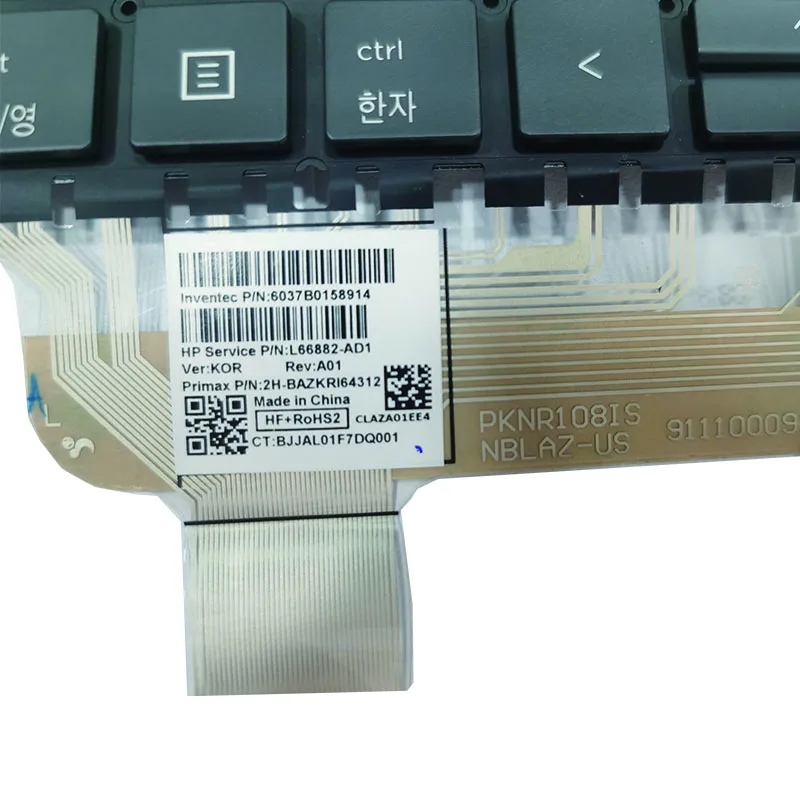 Китай производитель Корея KOR планшет ноутбук черная клавиатура для HP Elitebook 1040 G4 x360