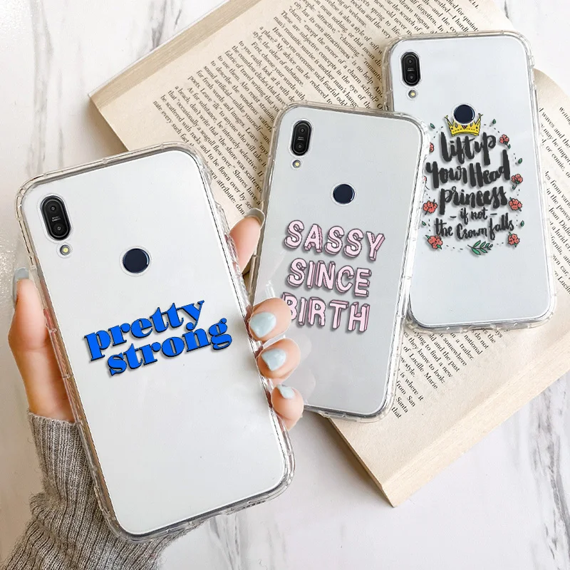 

Case For Asus ZenFone Go ZB552KL Case Girl Quotes Silicon ZenFone 5 ZE620KL 5Z 4 Selfie 4 Pro 3 Max (M1) Pro (M2) ZB633KL Funda