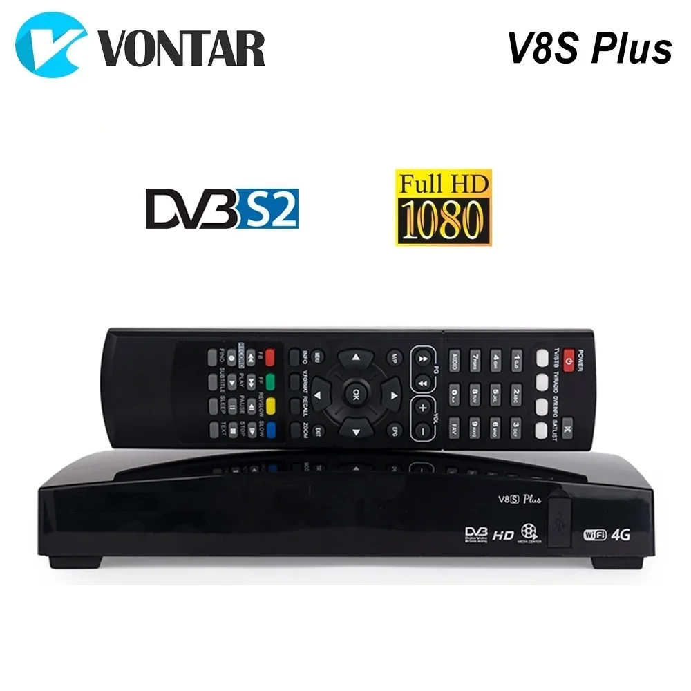 

V VONTAR Openbox V8S Plus 1080P Full HD DVB-S2 Digital Satellite Receiver Support RT5370 USB Wifi Youtube DVB S2 Set Top Box