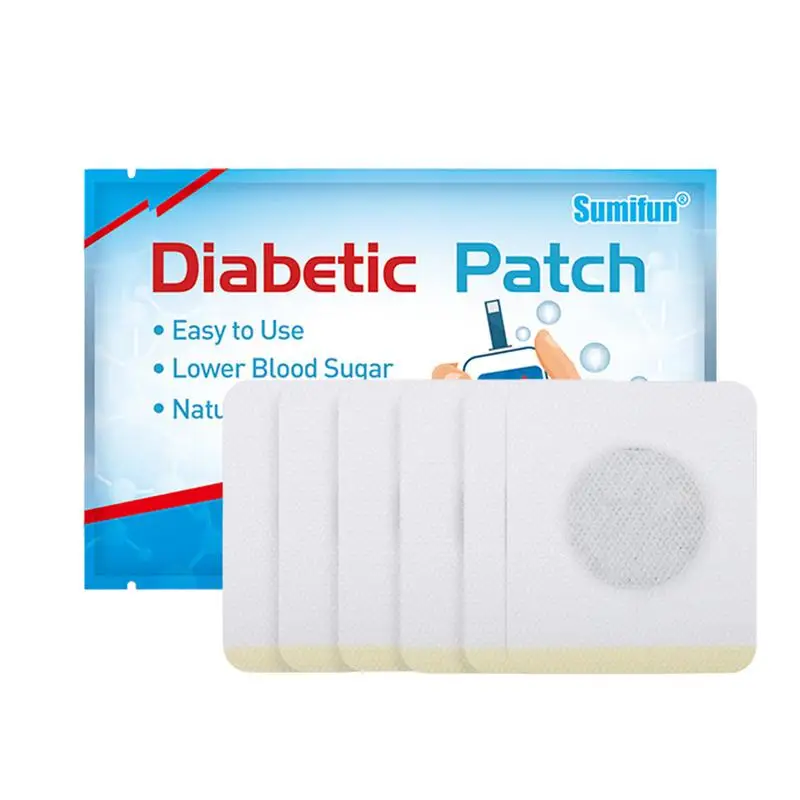 

6pcs Natural Useful Neck Care Products Treatments Sugar Balance Plaster Diabetic Patches Diabetes Curing Lower Blood Glucose