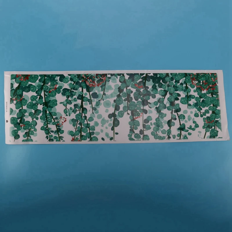 Настенная Наклейка с зелеными листьями винограда 6 шт.