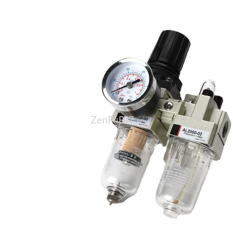

Small-Sized Air Compressor AFR/Afc2000 Pressure Regulating Valve Oil-Water Separator Filter Air Treatment Duplex Piece