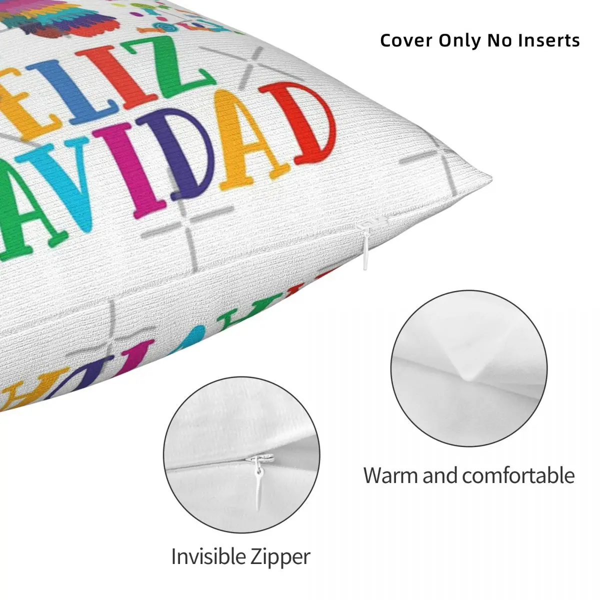 Opps Feliz Рождество забавная Мексиканская Подушка Piata искусственная подушка чехол