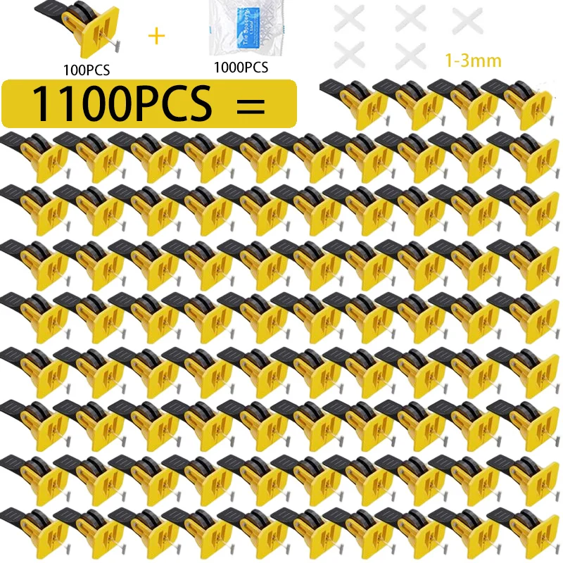 

1100/500 шт., набор инструментов для выравнивания плитки