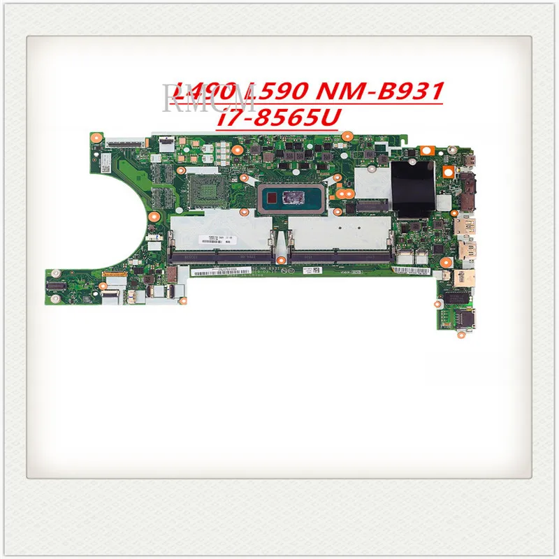

Genuine Original Motherboard for Lenovo ThinkPad L490 L590 Laptop Motherboard NM-B931 FRU;02DM266 CPU;I7 8565U Tested 100% Good